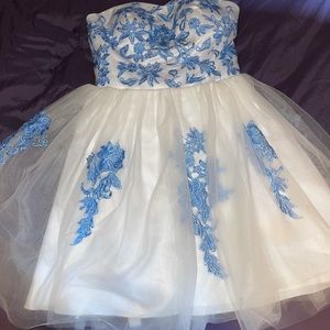 Blue Lace Dress